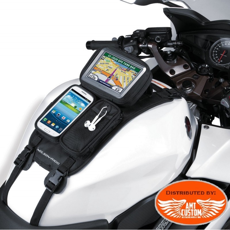 Sacoche réservoir pour GPS, téléphone Moto