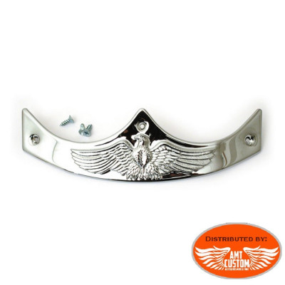  Chrome Ornament fender tip for Harley Sportster Dyna Fatboy...
