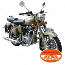 Royal Enfield Bullet 500 Pare-cylindre Chrome - Pare jambes pare-carter Royal Enfield