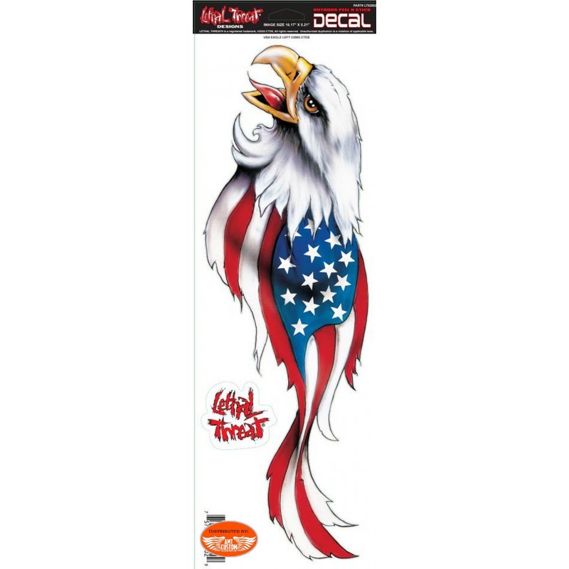 Stickers Large Format Eagle USA.