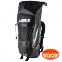 Backpack UBIKE Waterproof Cylindrical 50L Black