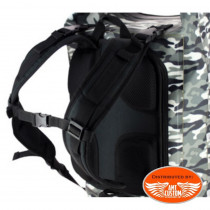 Backpack UBIKE Waterproof Cylindrical 30L Camouflage Winter