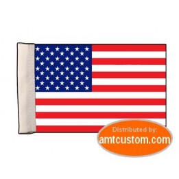 Drapeau USA  fanion moto trike LUXE flag americain