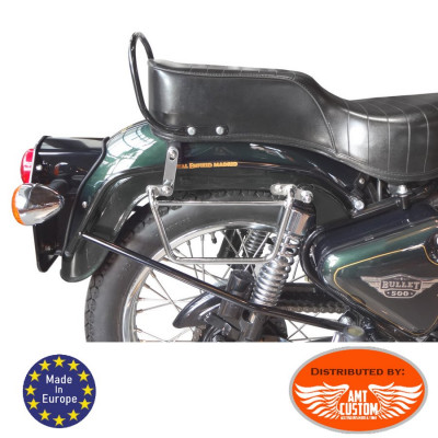 Royal Enfield Bullet 500 saddlebags support mountings brackets