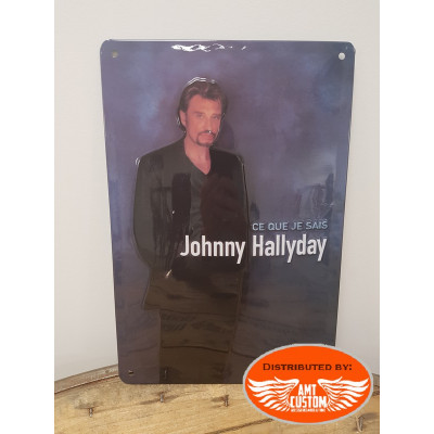 Johnny Hallyday Decorative Plaque What I know