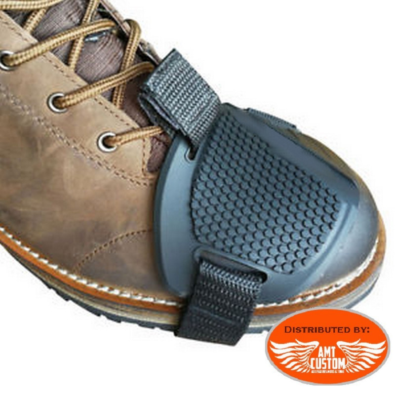 Protection en cuir pour chaussure usure sélecteur de vitesse attache lacet