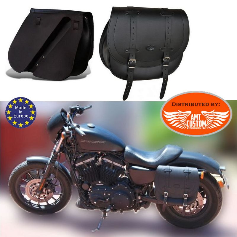 iron forty eight nighster HD LOT de 2 sacoches latérale en Cuir pour Sportster