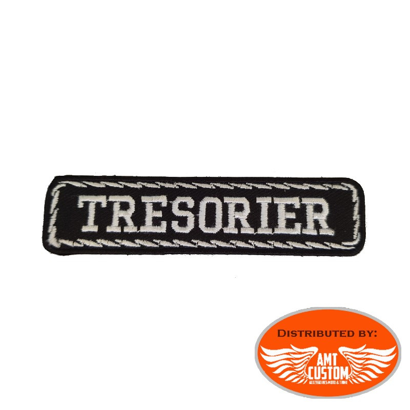"TREASURER" biker patch