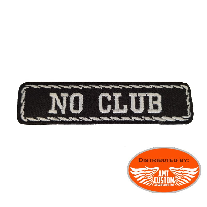 "No club" biker patch