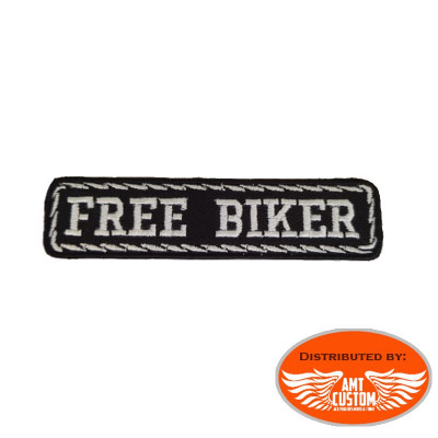 Patch écusson biker " Free Biker "