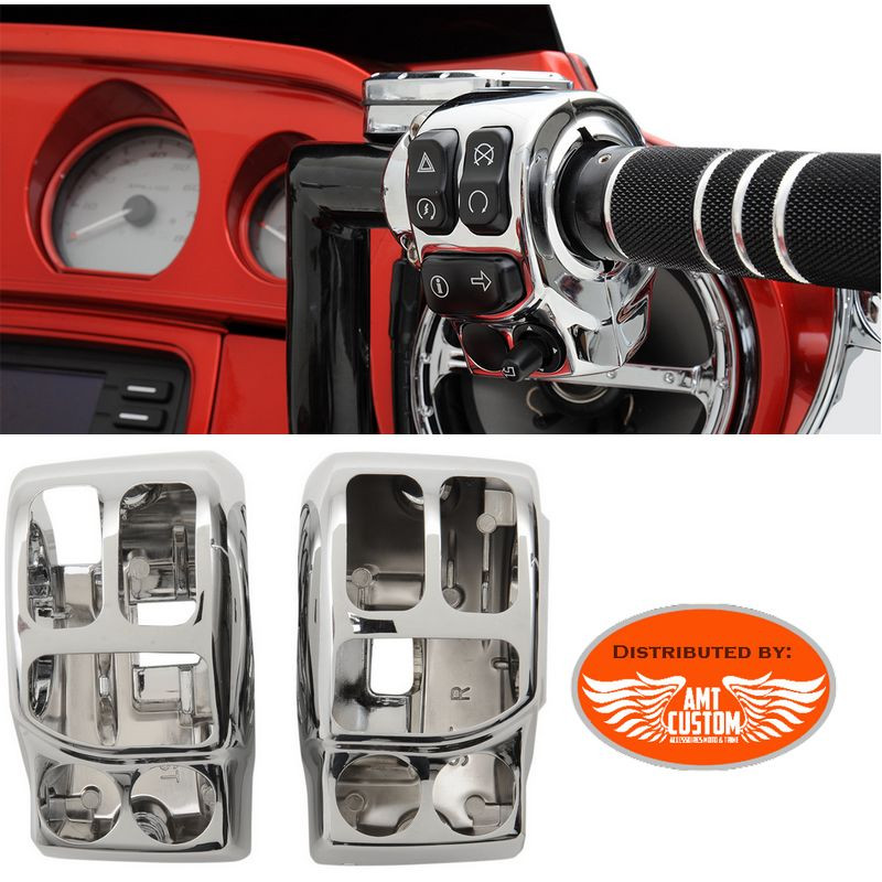 Touring Trike Boitier interrupteurs Commodos chrome pour Harley