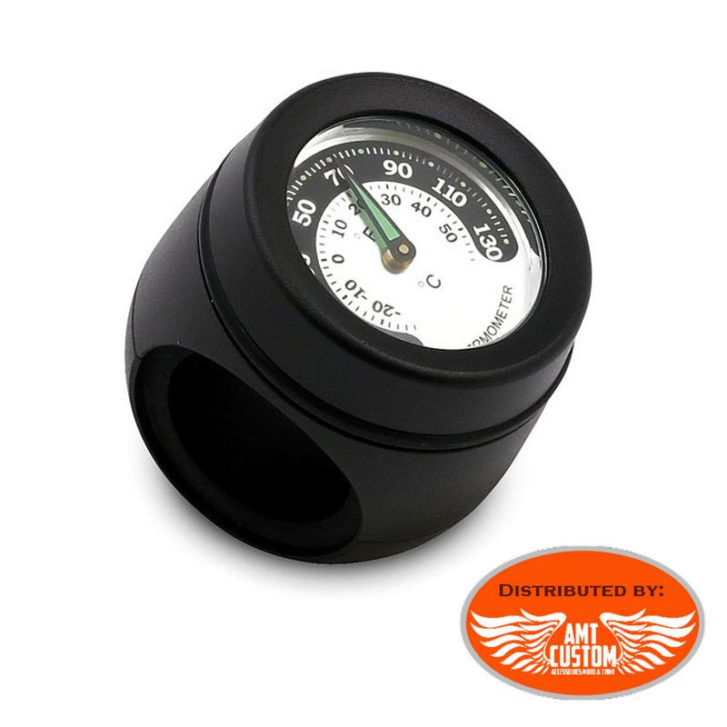 Thermomètre-horloge de guidon de Moto, 22-25MM, ho – Grandado