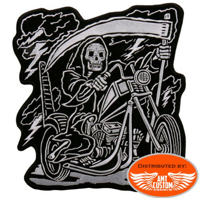 Ride with the Reaper Aufnäher iron-on patch 