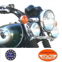Feux - Phares - Clignotants Ref. 34/629-10134-10LED Feux arrière Stop  Choppers Sparto avec support plaque immatriculation