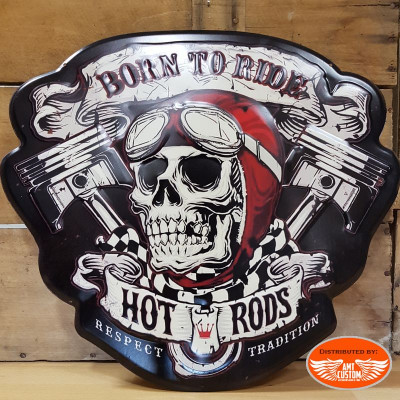 Decorative Metal sign Born to Ride
