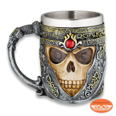 Beer Mug Skull Templars