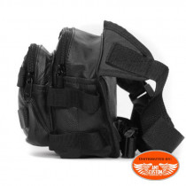 Black Leathers Lady Rider thigh bag