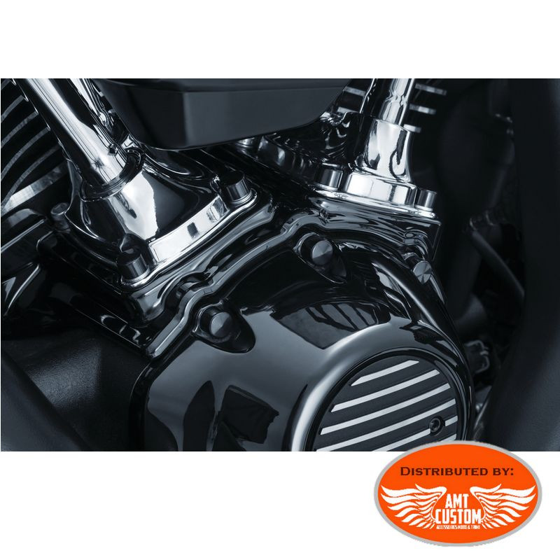 Boulons et vis Ref. 51/772465-A Softail Lot de caches écrous noir ou chrome  pour Moteur Harley