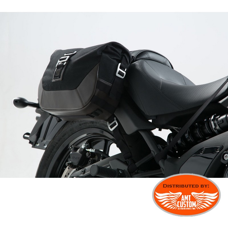 Sacoches Cavalières pour moto custom Sport T Texas noir CB33513