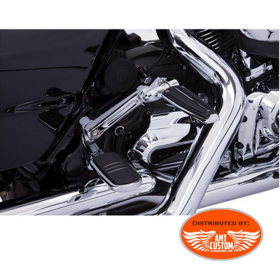 Touring Adjustable Passenger Comfort Peg Mounts for Harley FLT, FLHT, FLHR, FLTR, FLHX