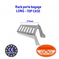 Porte paquet chromé pour top case 49 Litre - R. RECCHIA-Motos