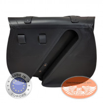 Sportster Left Solo Bag with hole for the shock absorber with key lock