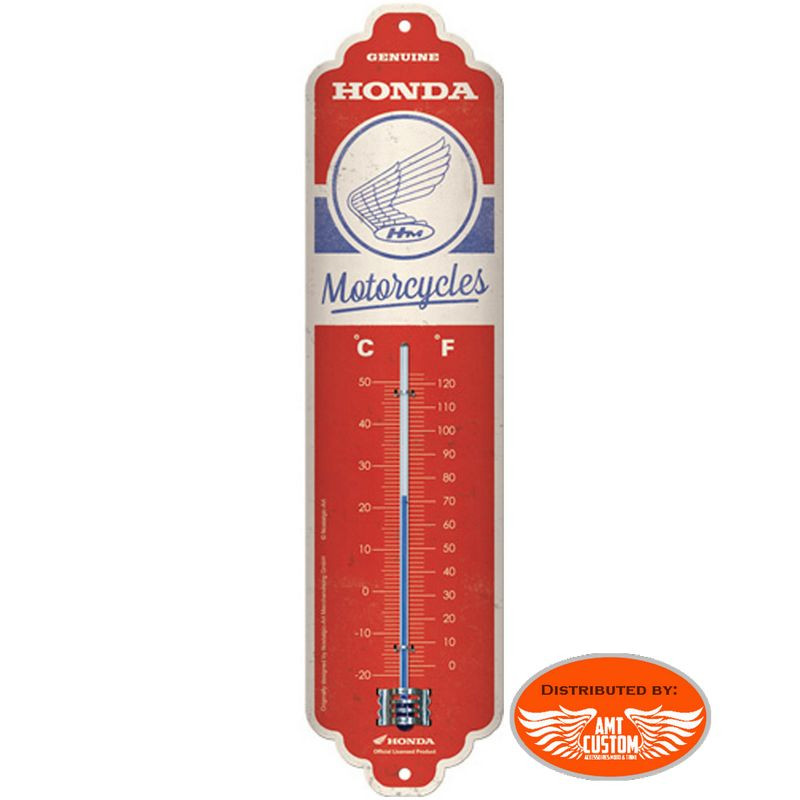 Decorative Honda Steel Wall Mounted Thermometer