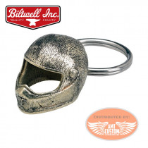 BILTWELL Brass Keyring Full Face Helmet