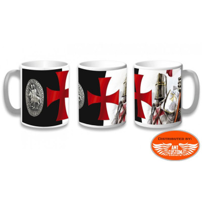 Ceramic Mug Knights Templar - Sigillum Militum Xpist