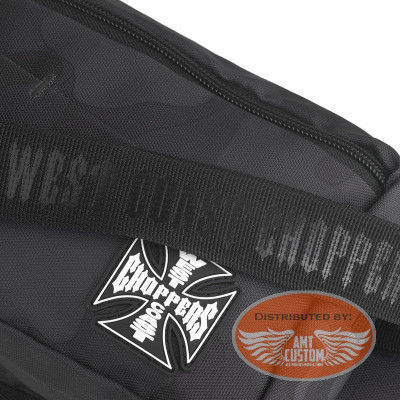West Coast Choppers Belt Bag Gray Camouflage