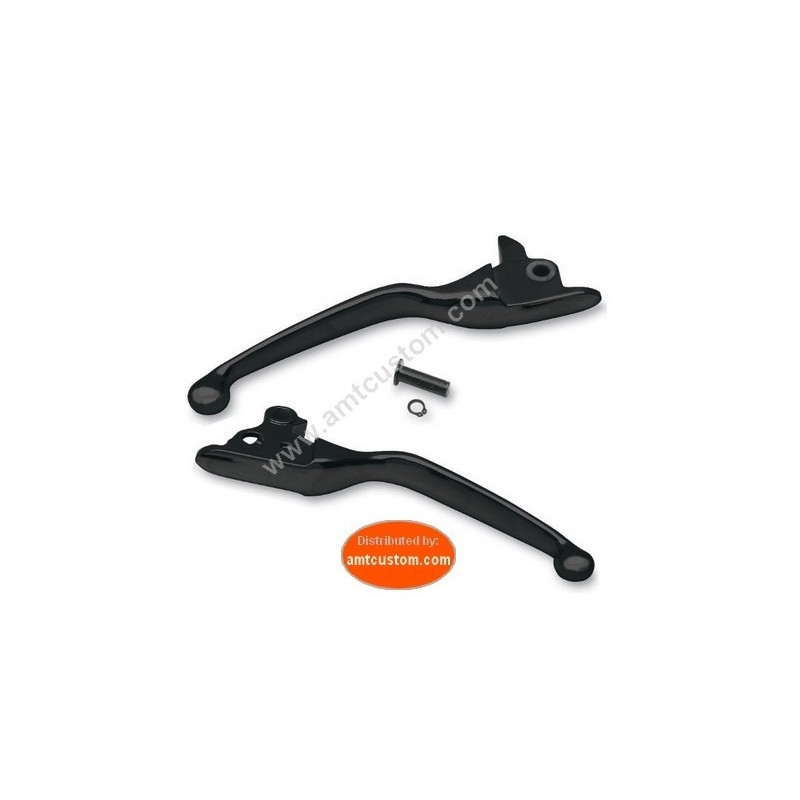 Matte Black Brake levers and Clutch for motorcycle Harley-Davidson Sportster XL 883 and 1200 