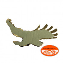 Gold Eagle Spread Wings Adhesive 11 cm Emblem