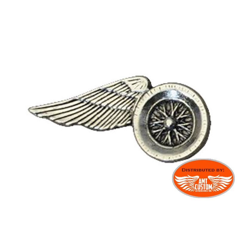 Large Wing Wheel Motorcycle Metal Pin