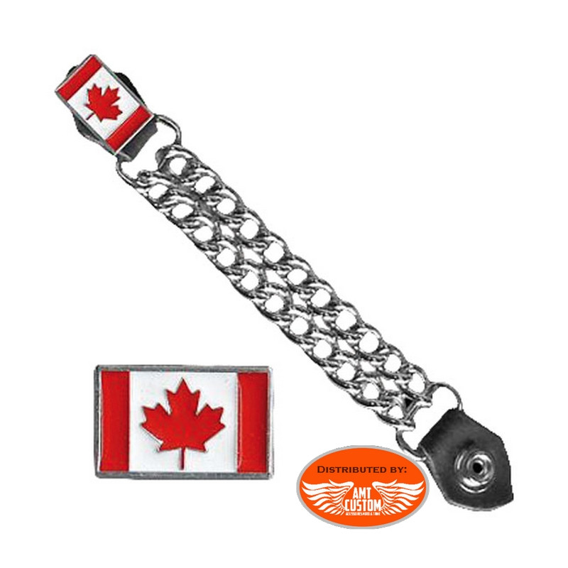 Chain Extension Vest Canadian flag 18cm