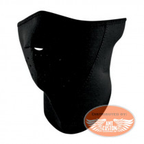 Zan HeadGear Plain Black Neoprene Half Mask