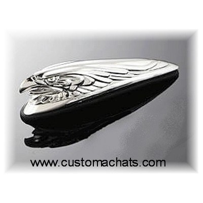 Emblem ornament chrome fender Eagle - Compact. harley trike 68-4011 custom