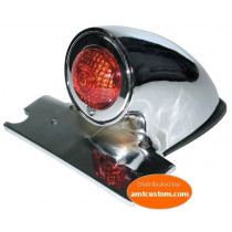 Taillights Chopper Sparto 50s Style - Chrome motorcycles Harley, Bobbers, ...