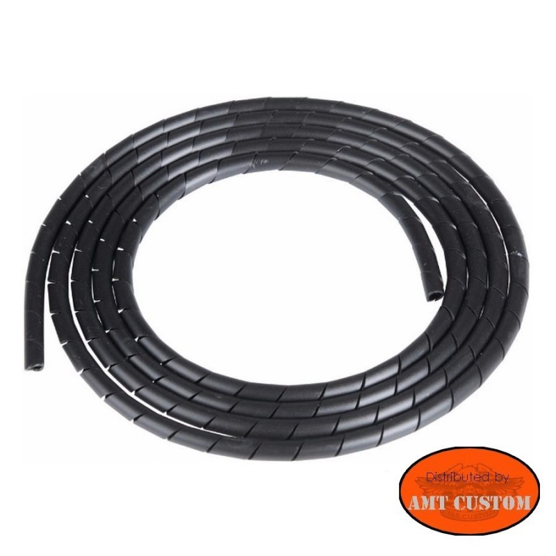 Black Universal Cable Cover motorcycle
