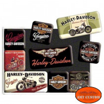 9 Magnets Harley Davidson original
