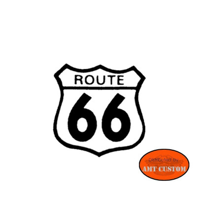 Route 66 helmet decal sticker