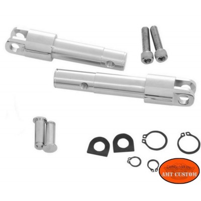  Sportster Kit conversion Footpegs Chrome for Harley XL 1200C 1200X 1200V
