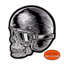 Patch écusson Biker Skull Ride Forever.