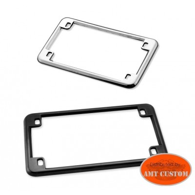 License Plat Frame motorcycles Black or Chrome Harley, Choppers, Bobbers