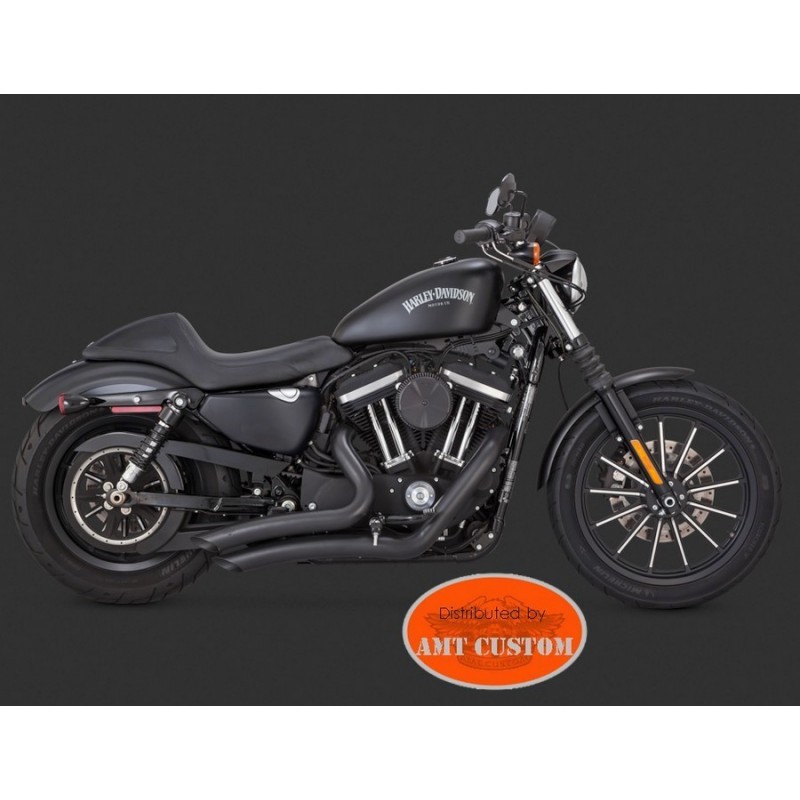 Sportster Big Radius Noir Harley XL833 - XL1200 - Custom - Iron - Forty Eight - Seventy two - Super Low