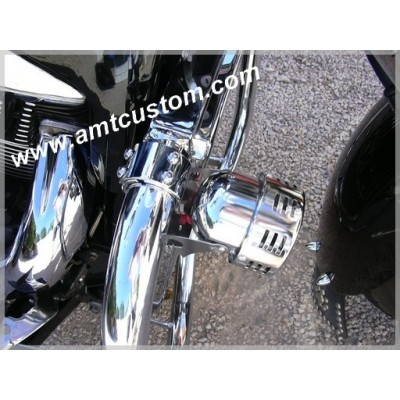 Attache universelle chrome - clamps moto harley custom
