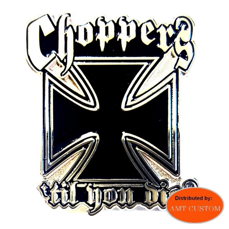 Pin's Croix de Malte Chopper