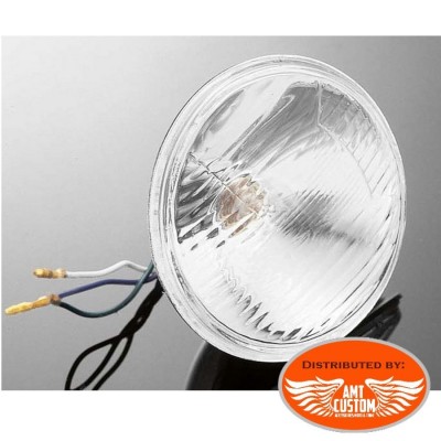 Spotlight replacement unit for 115mm 4,5" motorcycles