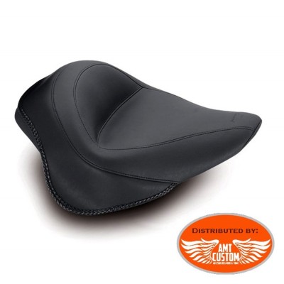 Softail solo seat Slim FLS et Blackline FXS "Vintage" comfort Harley Davidson