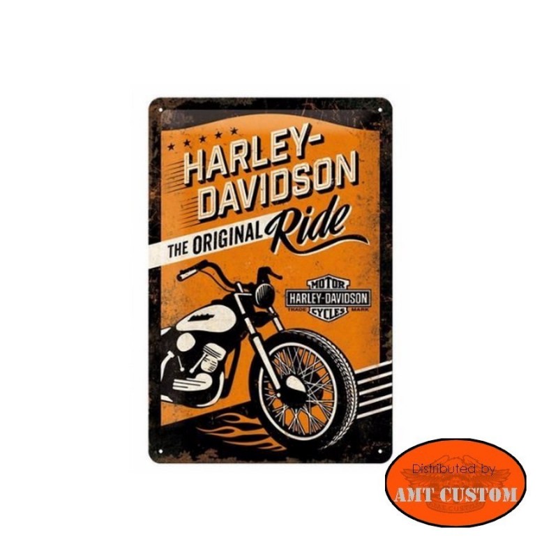 Decorative plate Harley Davidson