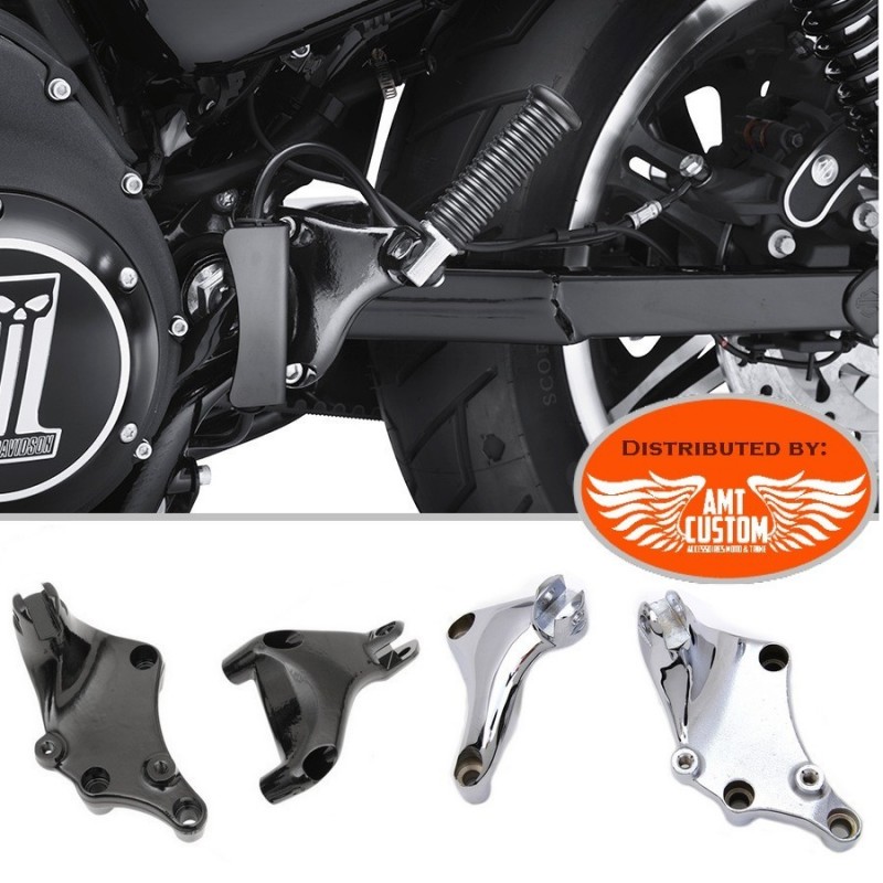 Sportster Kit Mont passenger Footpegs Black or Chrome for Sportster Harley Davidson from 2014 to today
